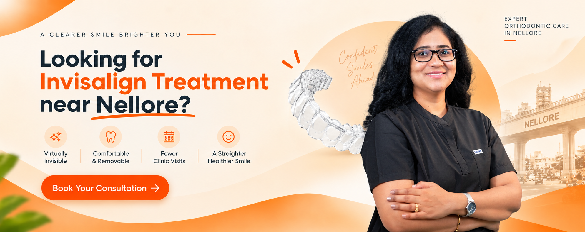 Top Invisalign Orthodontist in Nellore – Dr. Brahmani